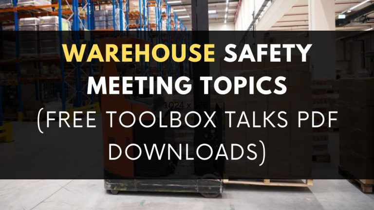 Top Toolbox Talk Topics PDF Guides for Workplace Safety